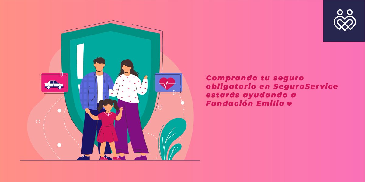 FundacionEmilia's tweet photo. ¡Este año convierte tu #SOAP en un aporte solidario para Fundación Emilia con @Seguroservice!
#SeguroService nuevamente nos acompaña entregándonos un aporte por cada seguro que compres. De esta forma estarás ayudándonos a seguir ayudando.
Link 📌 https://t.co/JbcrKWPkBL https://t.co/ofOio8GFd6