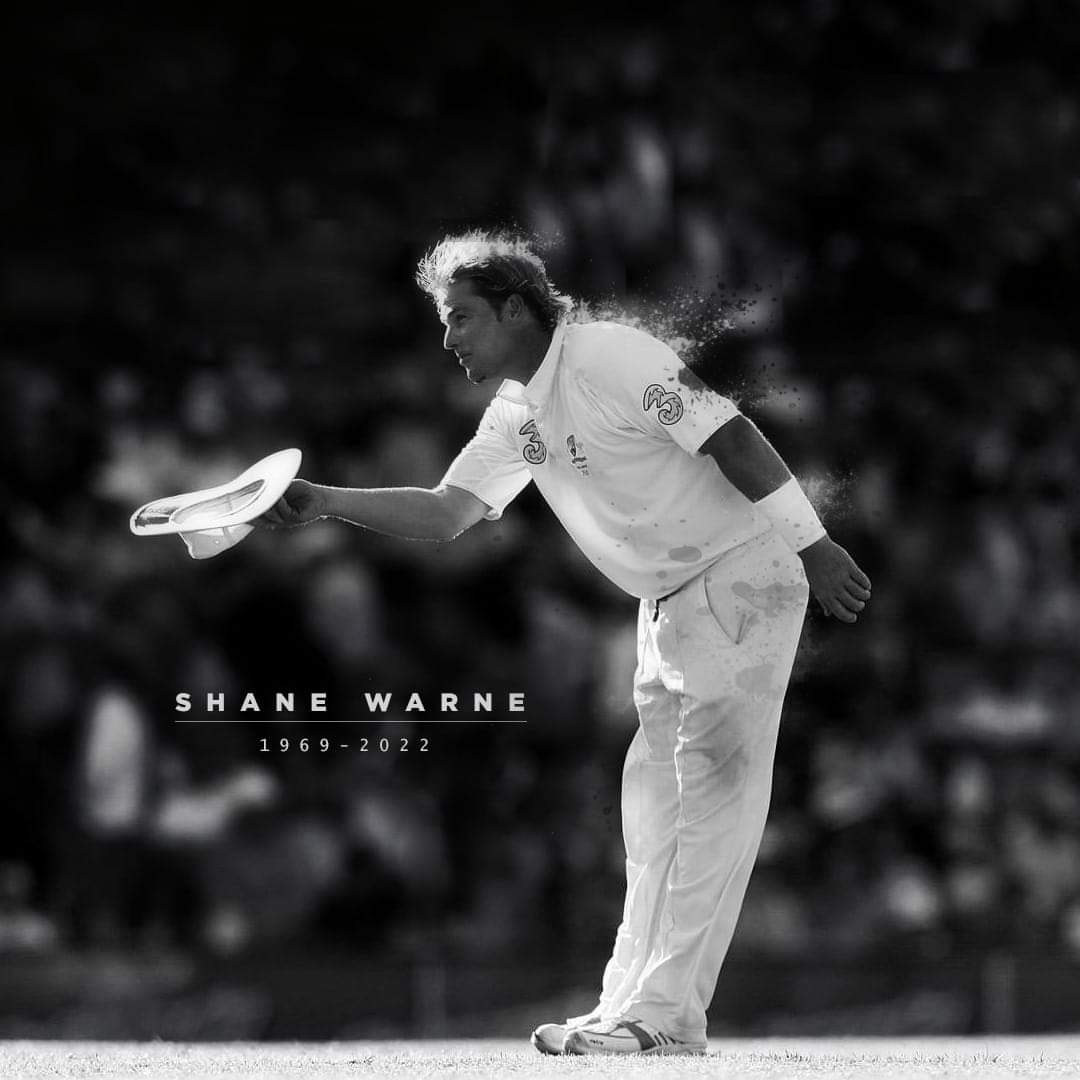 i_am_Ajay1's tweet photo. The cricket fraternity will surely miss you Spin Warne. Great loss to world cricket. #ShaneWarneRIP https://t.co/JoQ5ciQDbb