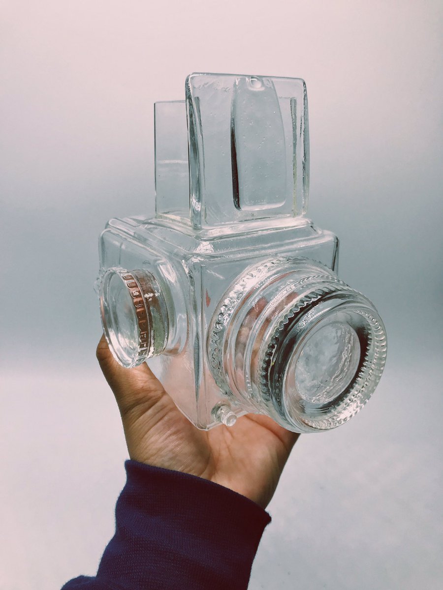 Yall ever seen a full size Swedish crystal mold of a Hasselblad 500CM?