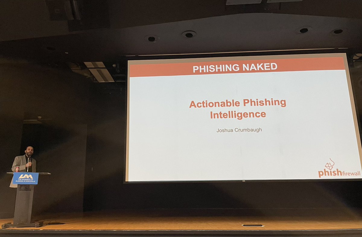 Skippy (@dpcybuck) on Twitter photo Bsides Huntsville 2022 is off and running with keynote Joshua Crumbaugh.
<a href="/BSidesHSV/">BSidesHuntsville</a>
#bsideshsv2022 Bsides Huntsville 2022 is off and running with keynote Joshua Crumbaugh.
<a href="/BSidesHSV/">BSidesHuntsville</a>
#bsideshsv2022