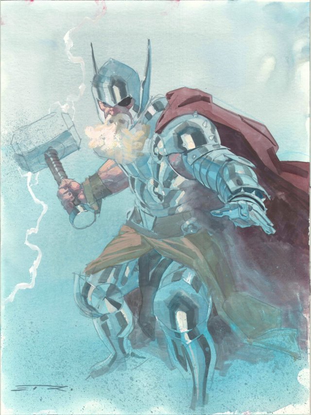 RT @theaginggeek: Thor by Esad Ribic
#Thor https://t.co/AkRmVGRQ3T