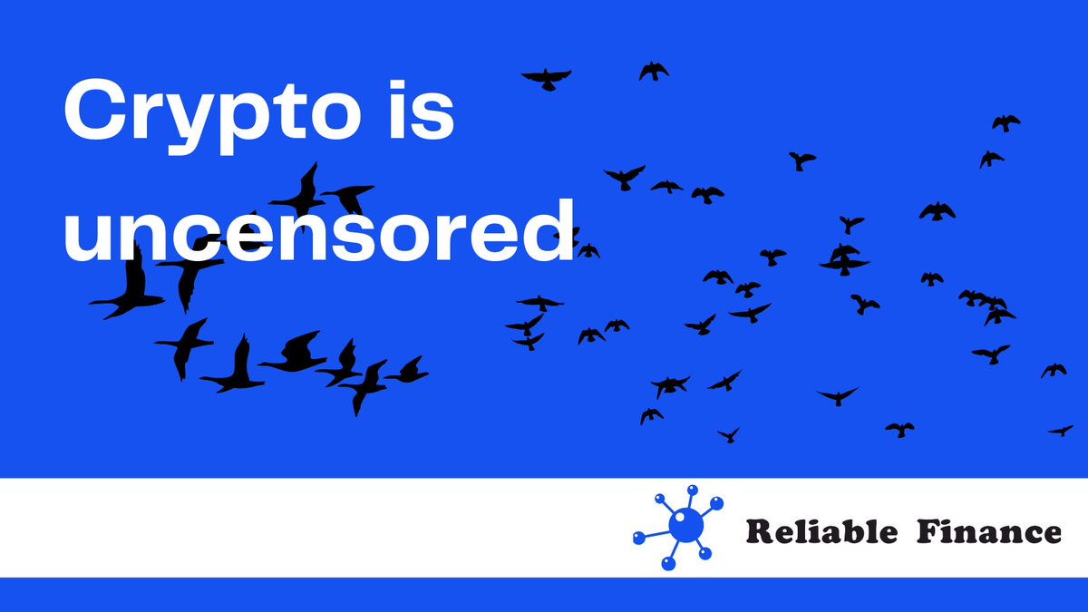 ReliableDeFi's tweet photo. #Crypto is like a flock of birds. They are decentralized, and each bird has an equal say in the direction the flock takes. There are some bad actors in the cryptocurrency world, but instead of trying to censor them all, we should be rewarding good behavior. #ReliableFinance https://t.co/aCtp7baboL