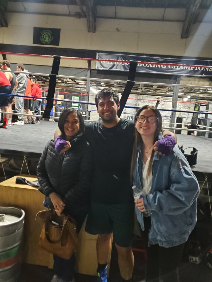 NeilsHandle's tweet photo. A really proud moment for myself yesterday! I have been training for over a year now; yesterday I had my first boxing match, brought home a win in front of my mom and girlfriend! Still have a long way to go, but this was a great first step in the sport of boxing! 🥊 https://t.co/8KvXktmPLT