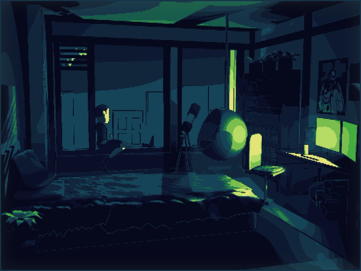 Queue the lofi pls 🎵

#pixelart #shaders #ue4 #gamedev #indiedev