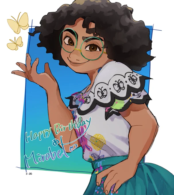 mi amore🦋
 #ミラベル・マドリガル誕生祭2022
#Mirabelmadrigal 
#Encanto 
