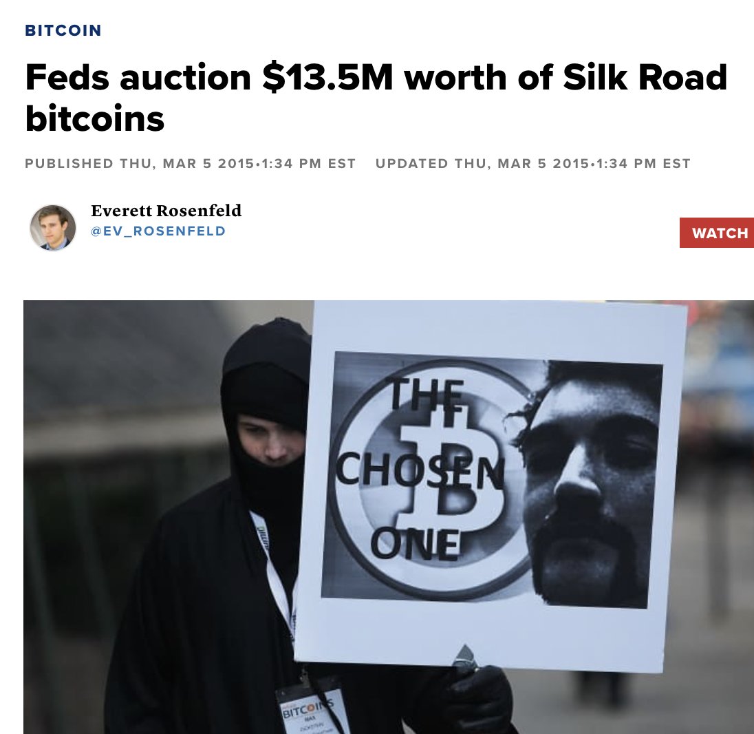 pete_rizzo_'s tweet image. ✨ US government selling 50,000 #Bitcoin for $270 each. $2 billion today