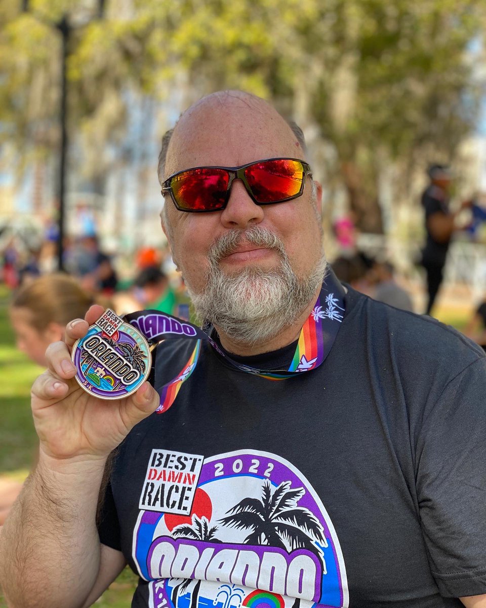 professorjosh's tweet photo. Always enjoy the @BestDamnRace #orlando! Another 5k in the books. 🏅
#bdrorlando #bdrorl #5krun #5k https://t.co/kuN8uLVNP9