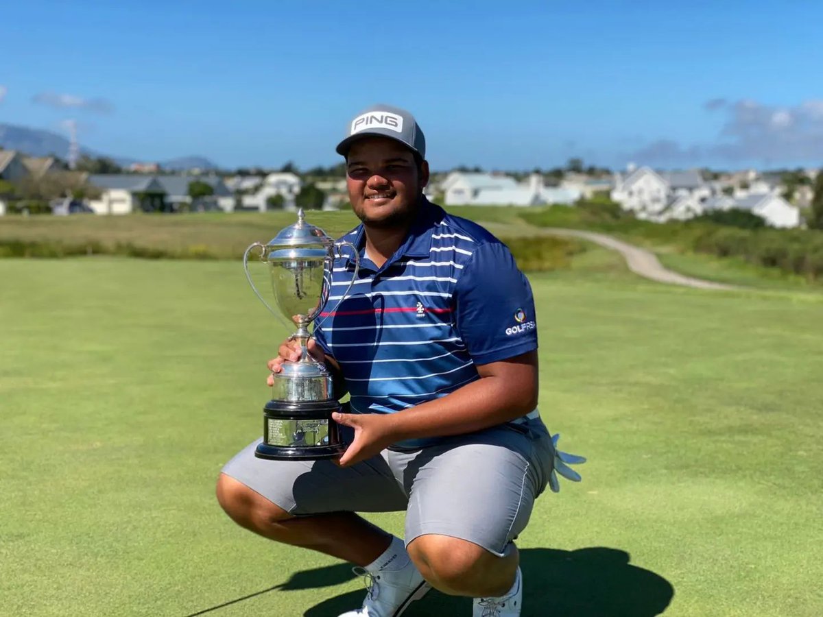GolfRSA's tweet photo. Congratulations to @GolfRSA National Squad member Jordan Duminy on winning the Cape Province Open 👏
Rounds of 65, 67 &amp; 68 to win on 16-under by 6 shots from #GolfRSA No 1 Christiaan Maas. 

#shoutout to Kingswood, George GC &amp; Dept of Cultural Affairs and Sport for your support! https://t.co/M7BWYv7OrQ