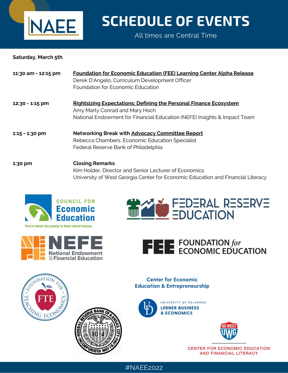 cubegrl's tweet image. Another fantastic day full of @NAEEnet content - we are so lucky to have such a fantastic network of people who are passionate about economics education! #NAEE2022 #K12EconEd #EconEd #EconTwitter