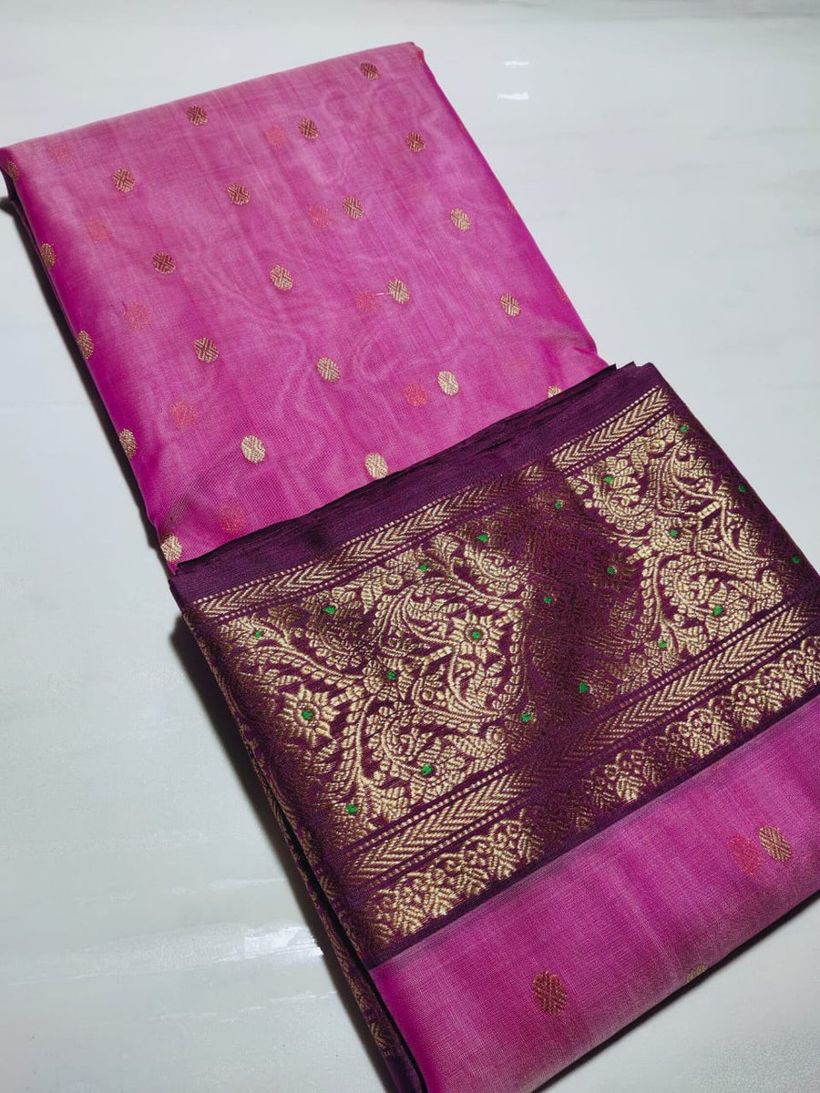 ThanksChanderi's tweet image. Katan silk chanderi saree