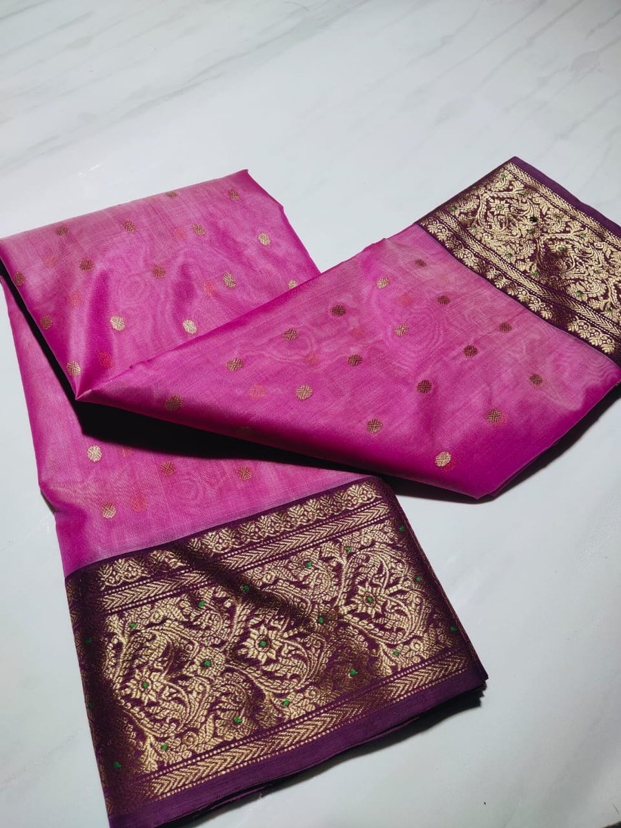 ThanksChanderi's tweet image. Katan silk chanderi saree