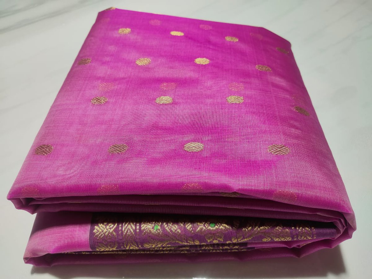 ThanksChanderi's tweet image. Katan silk chanderi saree