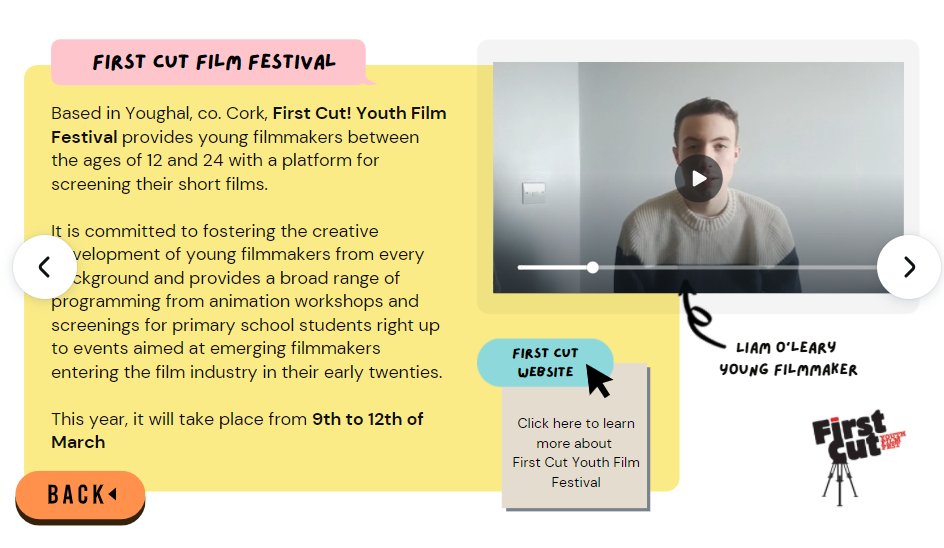 FirstCut1's tweet photo. 💻WATCH!
Our Youth Advisory Council member and young filmmaker Liam O'Leary, spoke to @IFI_Schools Careers Space about his time with #FirstCutFilmFest the opportunities he took part in, & what he is up to at the moment.
What the insightful video here https://t.co/prwpa3015A https://t.co/Vg9p0WQwXz