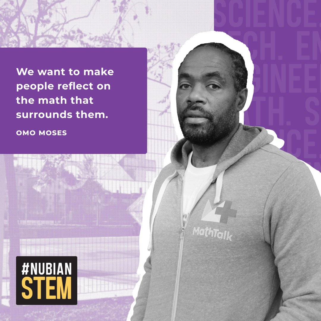 Meet @mathtalkpbc founder, Omo, whose passion is helping families discover the joy of math! 

With his partnership, the #NubianNeighborhoodNetwork created a Math trail in #Dudley, where interactive installations inspire us to learn and practice math daily.  
#NubianSTEM #IAmSTEM