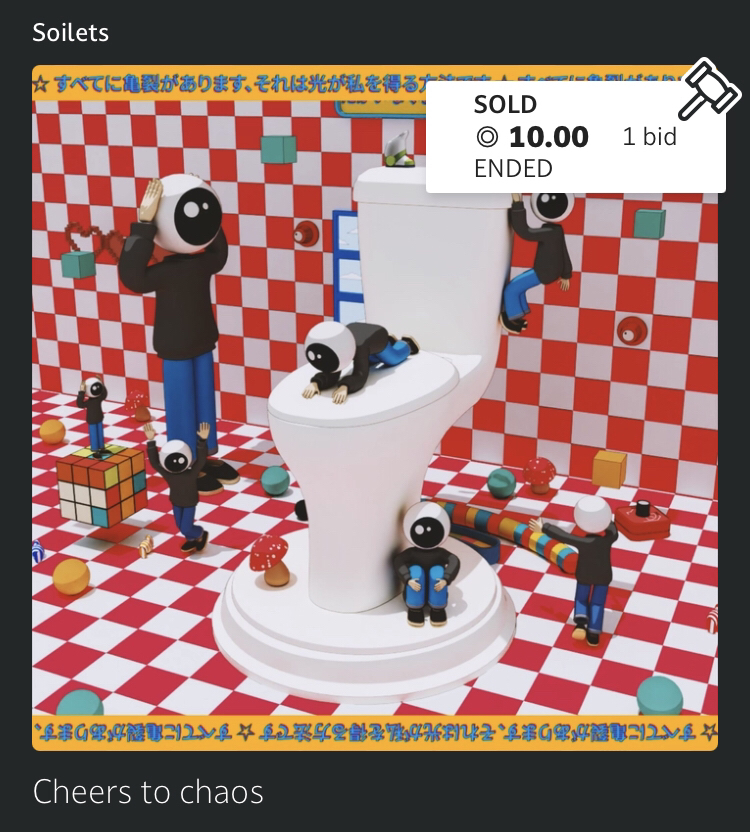 🚽SOILETS GEN2 1st FLUSH ENDS🚽

👑THANKS FOR YOUR SUPPORT. THREE OUT OF FIVE TOILETS ARE STILL AWAITING THEIR MASTERS.

⚔️GEN2 2nd FLUSH WILL BEGIN FRIDAY NEXT WEEK.

🚽NO TOILET LEFT BEHIND #ATGMI🚀