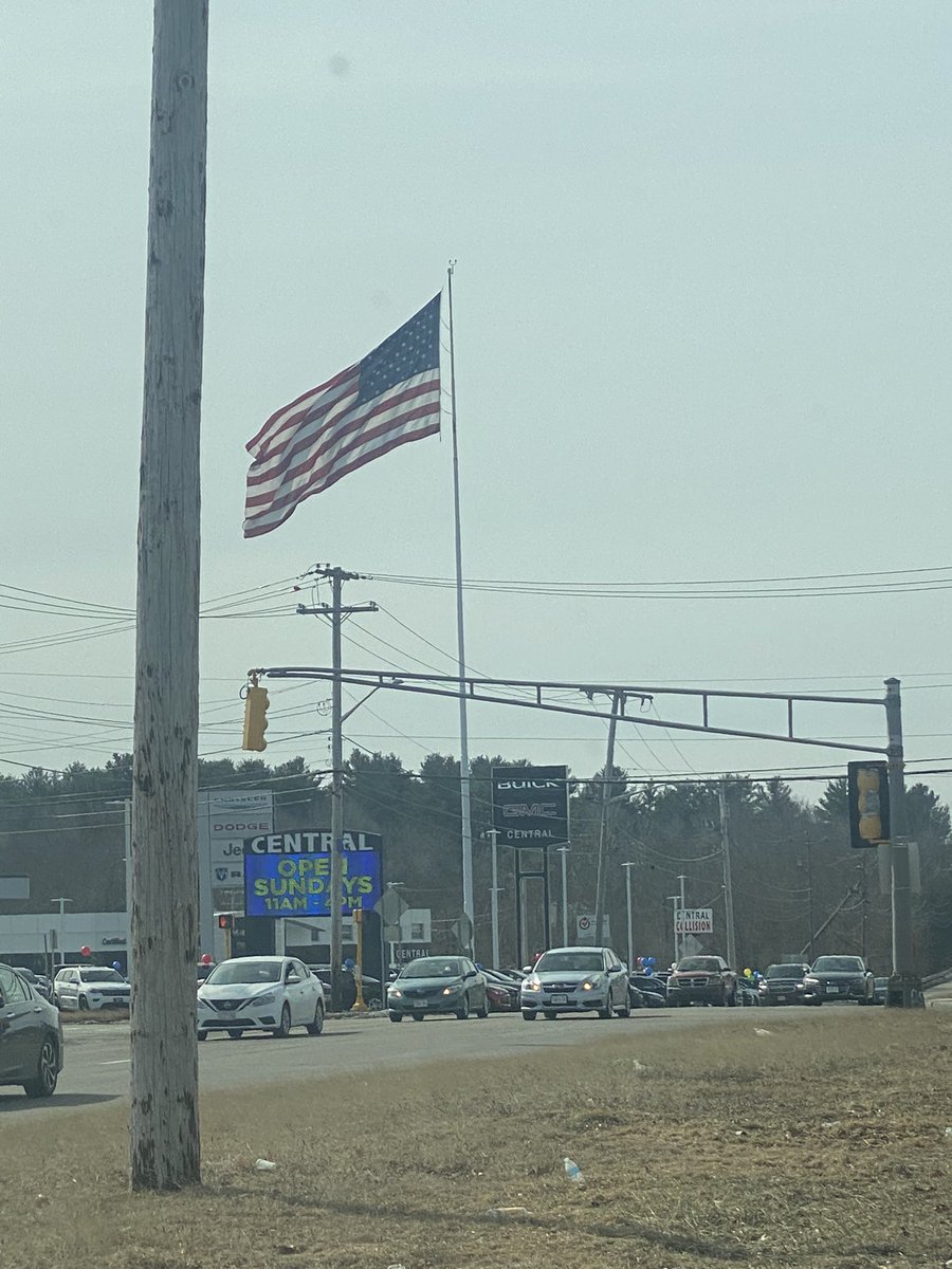 Found the American flag for behind kirk’s desk. Right in your backyard <a href="/davecullinane/">Dave Cullinane</a>