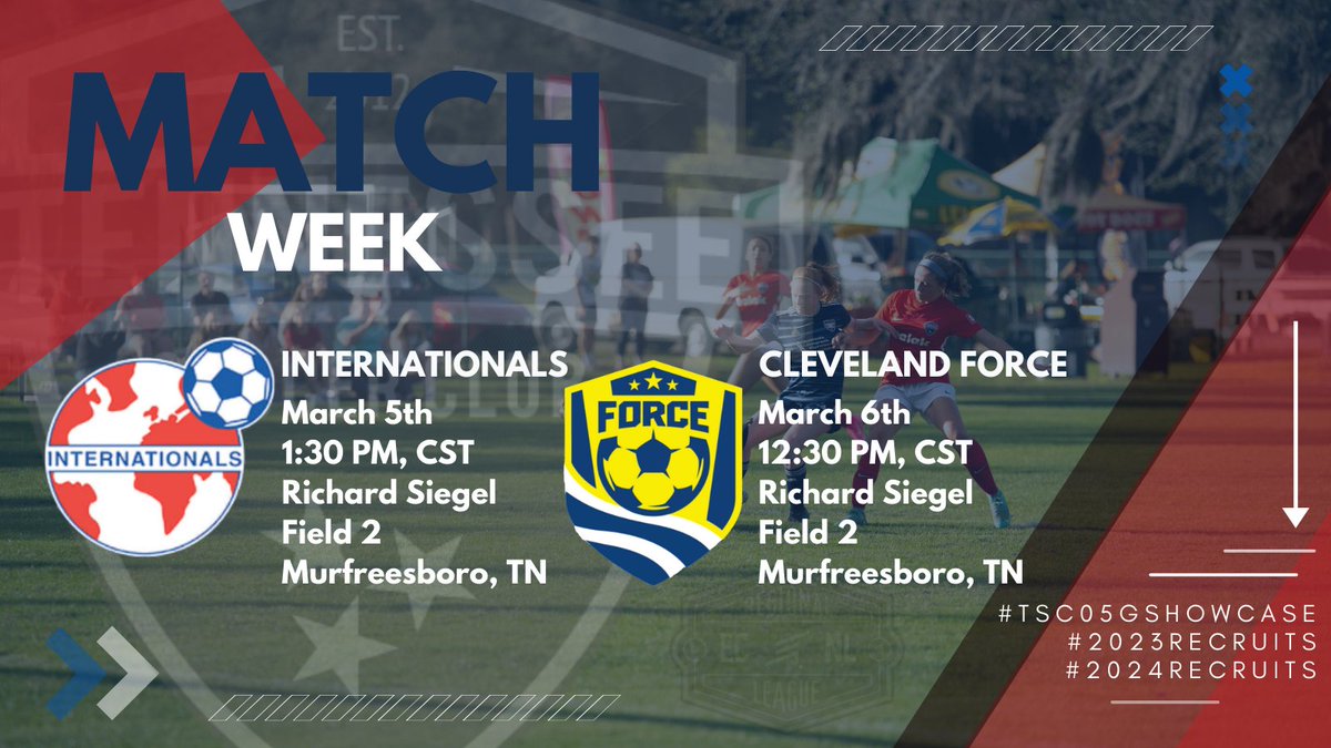 TSC0405ECNLRL's tweet photo. We are hosting a weekend of soccer for @ECNLOhioValley conference games! 
#DevelopingExcellence #2023Recruits #2024Recruits #TSC05GShowcase https://t.co/0Ppj93NRyN