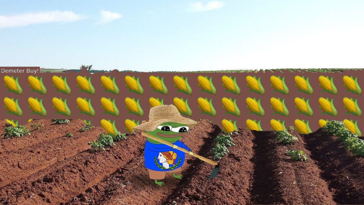 Farming Demeter is the easiest way to financial freedom! /bring_home_the_corn !

My entry to the contest! <a href="/Demeter_Token/">DemeterTokenOfficial</a> #Demeter #metisdao #Metis #Tethys #MemeContest