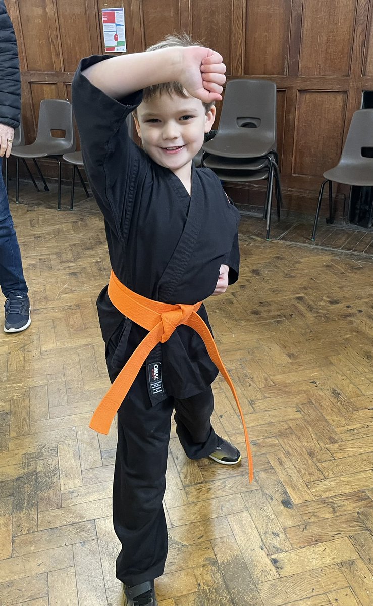 KristyShaw's tweet photo. First part - nailed. Now, come on Tigers!! #orangebelt #karategrading https://t.co/6Ou7QU3Nx4