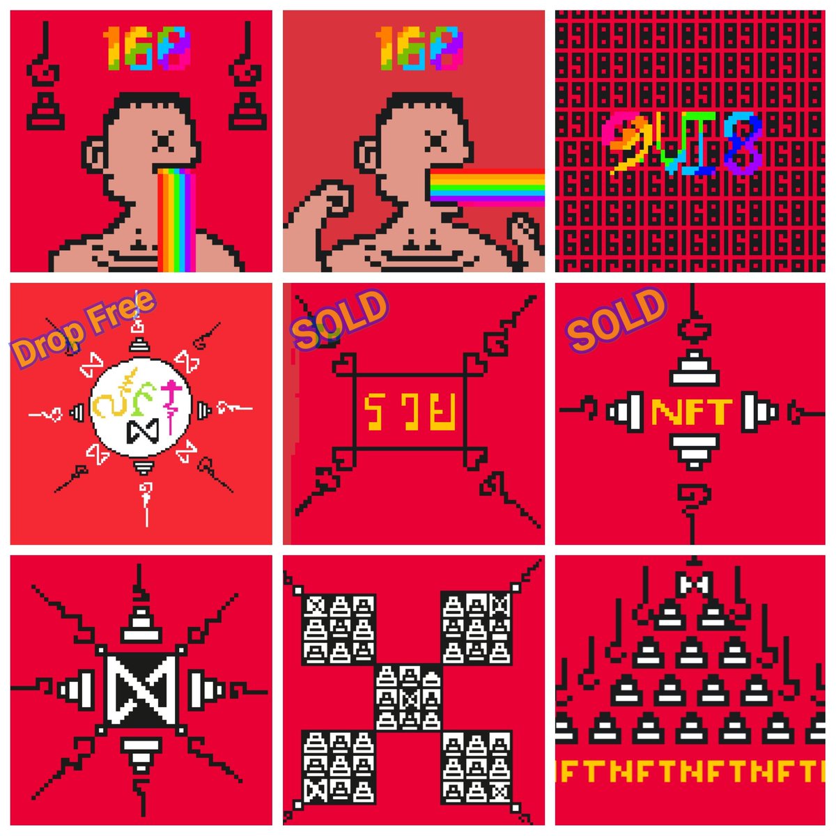 Yant NFT❤️Memecoin (@arjanaud) on Twitter photo *168 Lucky Rainbow**
This number represents
168 is an auspicious number. There will be good luck.168 = Wealth, power, luck and longevity.
"Thai Yant 8bit art" Thai Tattoo amulet Possessing and you will be rich and you will be lucky.
paras.id/moda1507.near/…
<a href="/ParasHQ/">Paras 🟩🟧</a> <a href="/NEARProtocol/">NEAR Protocol</a> *168 Lucky Rainbow**
This number represents
168 is an auspicious number. There will be good luck.168 = Wealth, power, luck and longevity.
"Thai Yant 8bit art" Thai Tattoo amulet Possessing and you will be rich and you will be lucky.
paras.id/moda1507.near/…
<a href="/ParasHQ/">Paras 🟩🟧</a> <a href="/NEARProtocol/">NEAR Protocol</a>