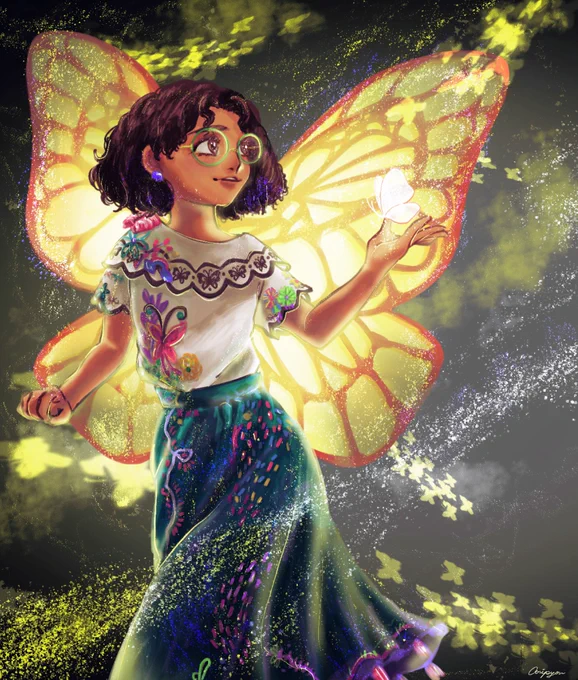 ミラベル誕生日おめでとう!!🦋✨
 #ミラベルと魔法だらけの家  #Encanto 