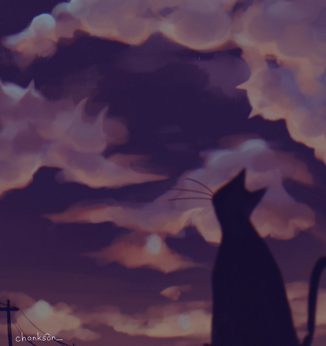 chonkson_'s tweet photo. its just me and the sky for tonight https://t.co/oJtHuqzvEC