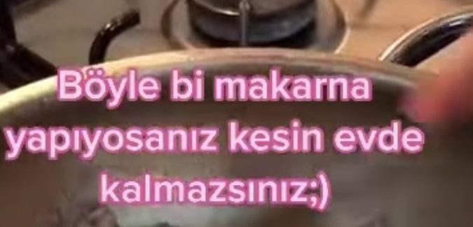 evde kalmamak icin mi makarna yapiyoruz ben aciktigimda yapiyodum