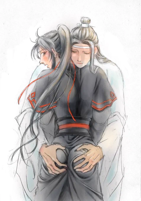 君子の顔してこういう事する含光君がいい…
#魔道祖師 #mdzs
#忘羨
#一日一忘羨 