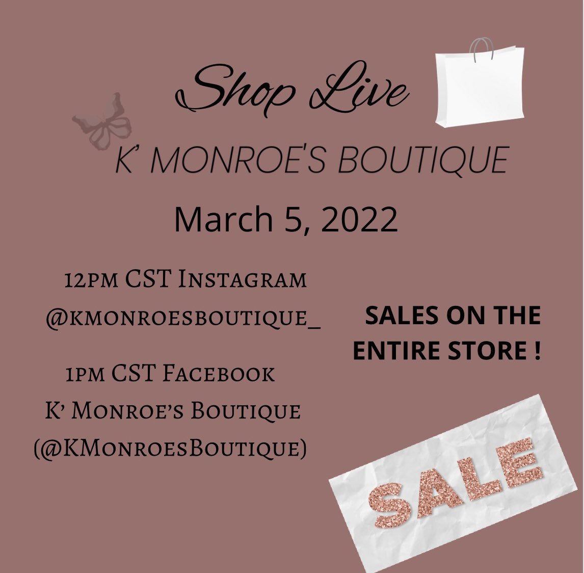 MONAE_GORGEOUS's tweet photo. Shop Live With Me! #Shop #LIVE #Sales #BlackOwnedBusiness #Entrepreneur #ShopSmall #Shoplocal #spring #Deals https://t.co/bhBObjm5uy
