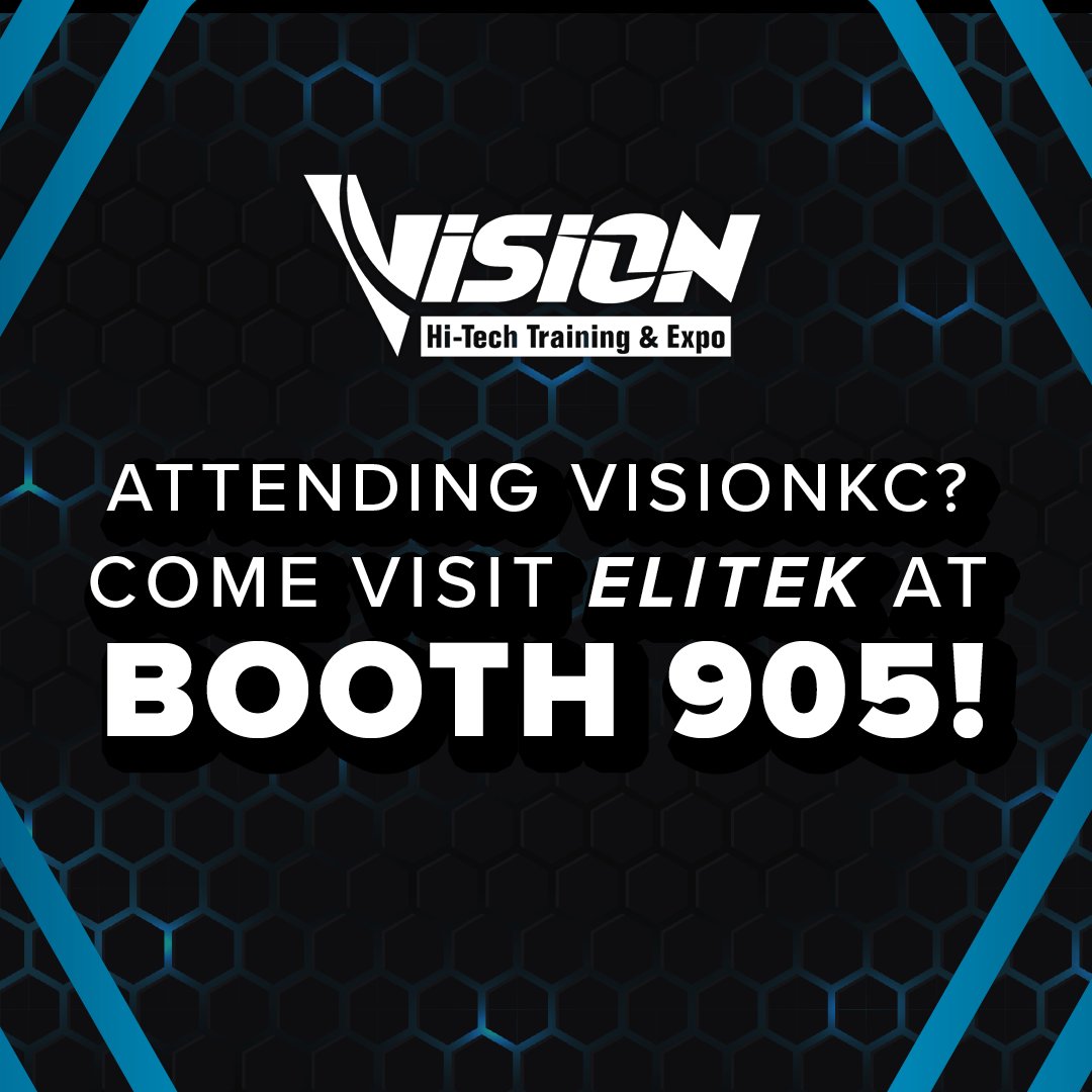 ElitekAuto's tweet image. Are you at Vision-KC? If so, please stop by Booth 905 to learn more about our Mobile and Remote Services! #ElitekAuto #VisionKC2022
