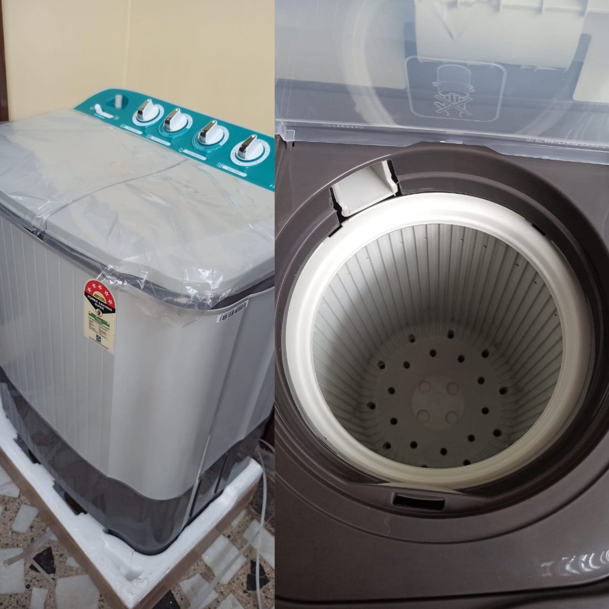 Srishti16053399's tweet photo. @Flipkart @flipkartsupport I recently purchased a semi-automatic LG Washing Machine 6kgs - Your USP is easy returns. But your return policy has given me a headache. No person receives call, no support system. The dry tub of the machine is so small, only undergarments can be dried https://t.co/70UgJKeLNW