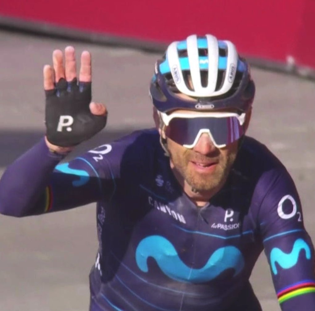 Movistar_Team's tweet photo. Me iré. Y me iré estando arriba. 🚀👋😊

Y te echaremos tanto de menos. 😭

#LaÚltimaBala | #StradeBianche https://t.co/jPzlMNJikS