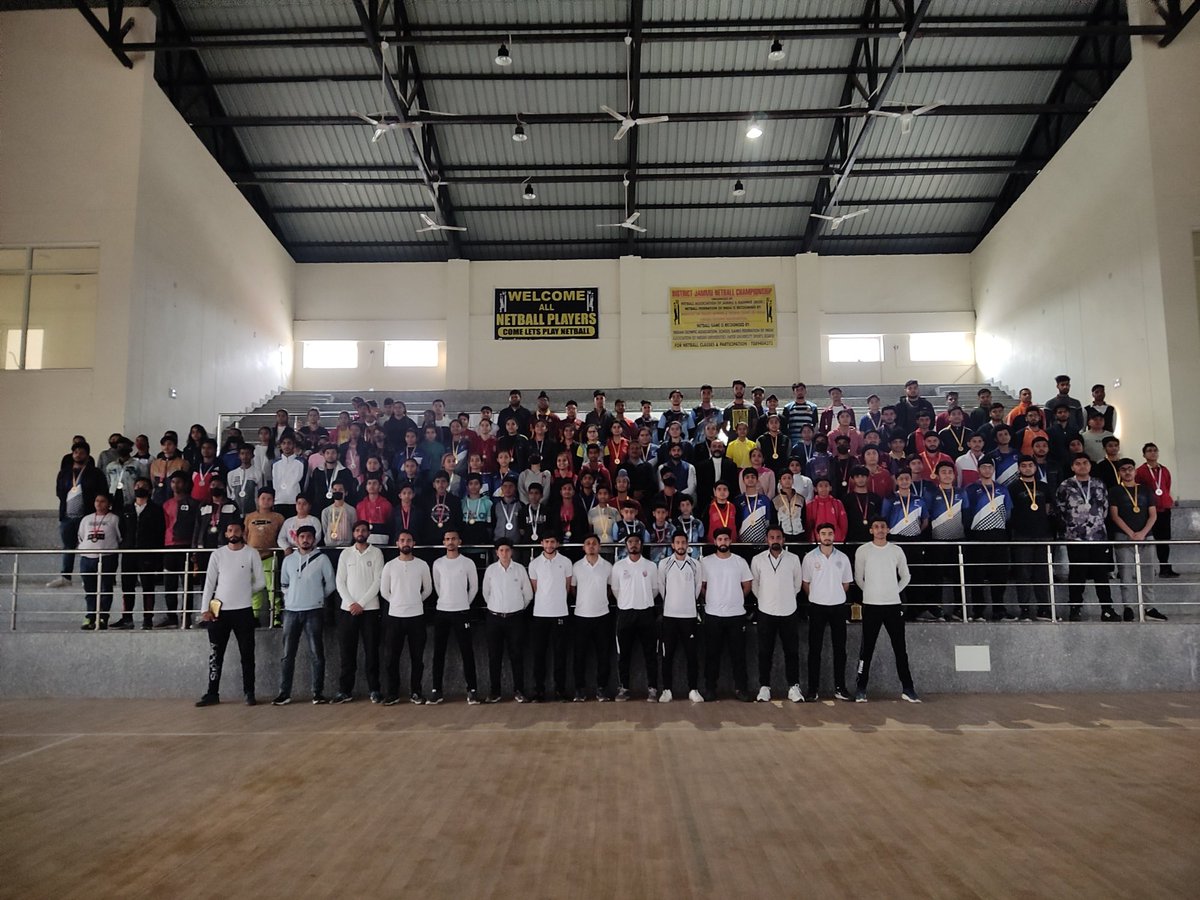 nuzhatjehangir's tweet photo. District Jammu Netball championship being held at indoor stadium bhagwati Nagar by JK Netball Association under the aegis of J&amp;K sports council Drugfreejk#development @OfficeOfLGJandK @nitishwarKumar @Farooqkhan953 @AlokKum36531399 @diprjk https://t.co/LYhLEtFGGU
