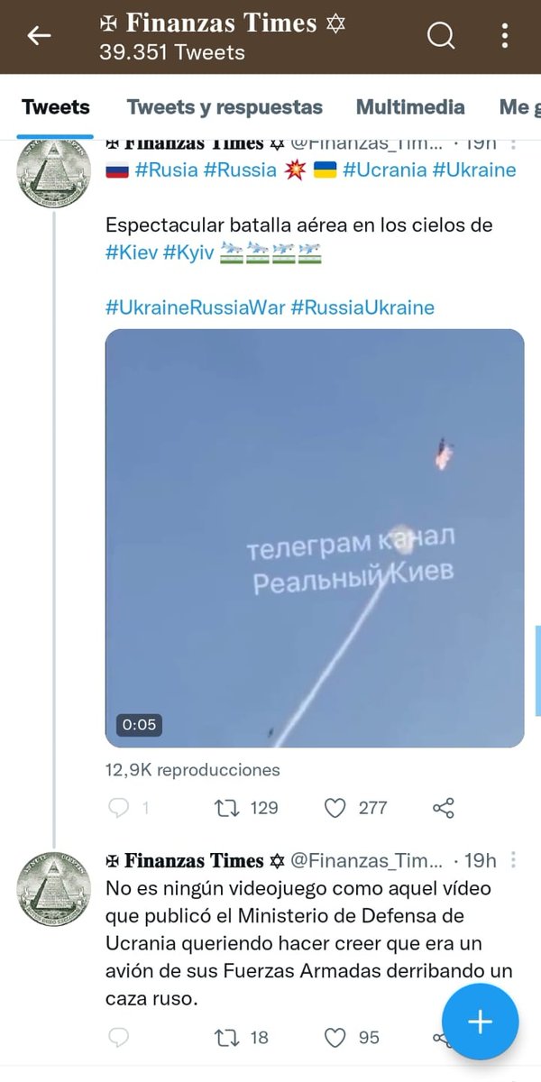 CristinaVme's tweet photo. Este payaso prorruso sube un video asegurando que no se trata de un videojuego (mira su tuit en respuesta de la primera imagen). 

Claramente SÍ ES UN MONTAJE, solo hace falta ver los gráficos de los árboles. 

Y como le he desmontado su mentira me ha bloqueado 😂🤡 https://t.co/j1BnrqjnGK