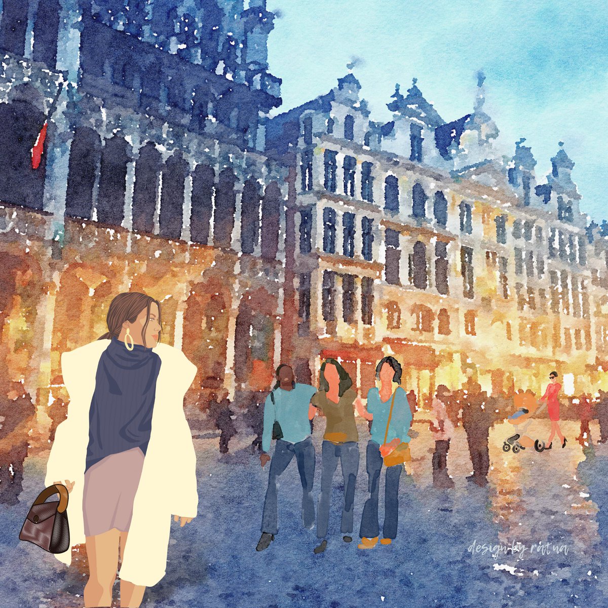 City Night.
<a href="/canva/">Canva</a> #CanvaPro #canvadesignchallenge