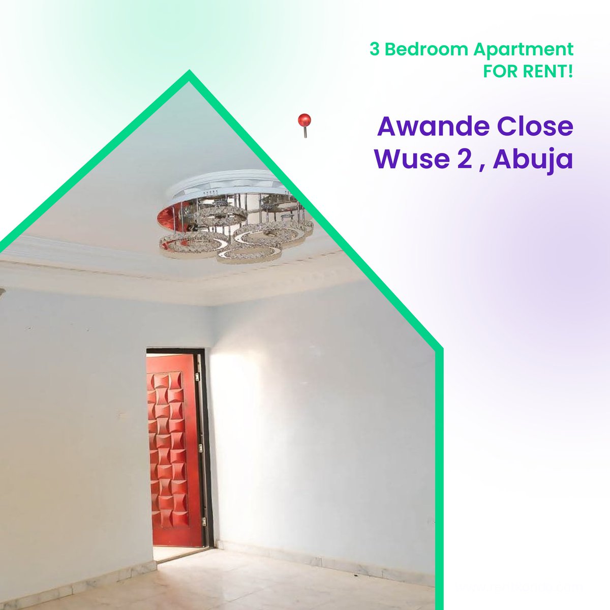 RentKondo's tweet photo. 3 Bedroom Apartment FOR RENT@ Awande Close, Wuse 2, Abuja.

🎯24hrs power with standby generator
🎯24hrs security
🎯Expatriate neighbours 
🎯Modern lightning fittings
🎯POP fitted ceiling 
🎯4bathrooms
🎯Serene environment
🎯Clean portable water 

N4,000,000 Annually

09124121233 https://t.co/83UCaUbMfS