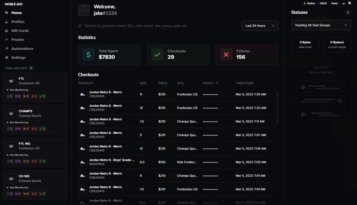 aycdjake (@aycdjake) on Twitter photo Thank you! <a href="/Noble_AIO/">Noble AIO</a> 👑
Proxies <a href="/aycdproxies/">AYCD Proxy Network</a>
Server <a href="/10xServers/">10xServers</a>
Gmail <a href="/aycdio/">AYCD</a> <a href="/VanishedIO/">VanishedIO</a> Thank you! <a href="/Noble_AIO/">Noble AIO</a> 👑
Proxies <a href="/aycdproxies/">AYCD Proxy Network</a>
Server <a href="/10xServers/">10xServers</a>
Gmail <a href="/aycdio/">AYCD</a> <a href="/VanishedIO/">VanishedIO</a>