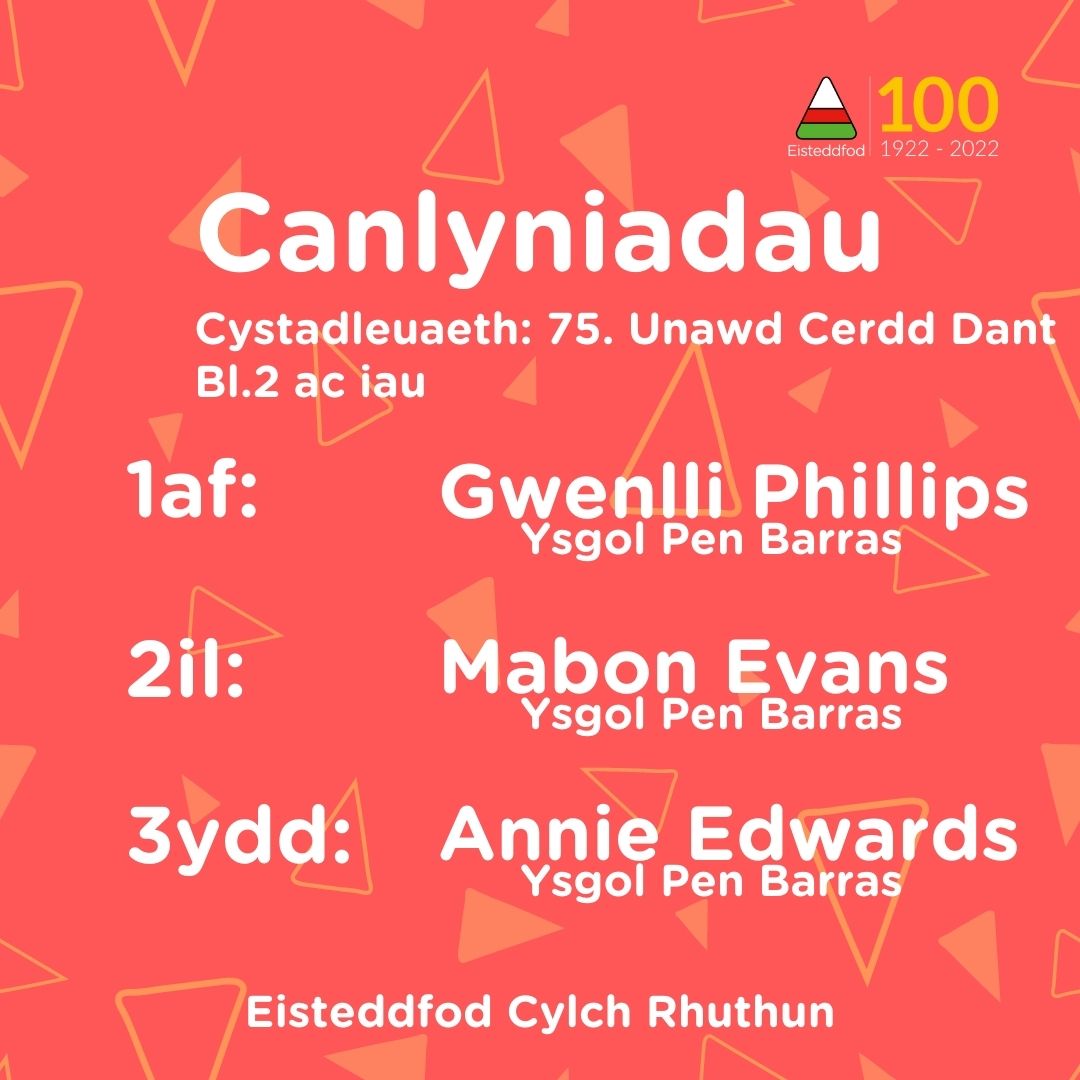 UrddDinbych's tweet photo. Canlyniadau Alaw Werin/Cerdd Dant - Eisteddfod Cylch Rhuthun - Llongyfarchiadau! https://t.co/G32WpMJAFf