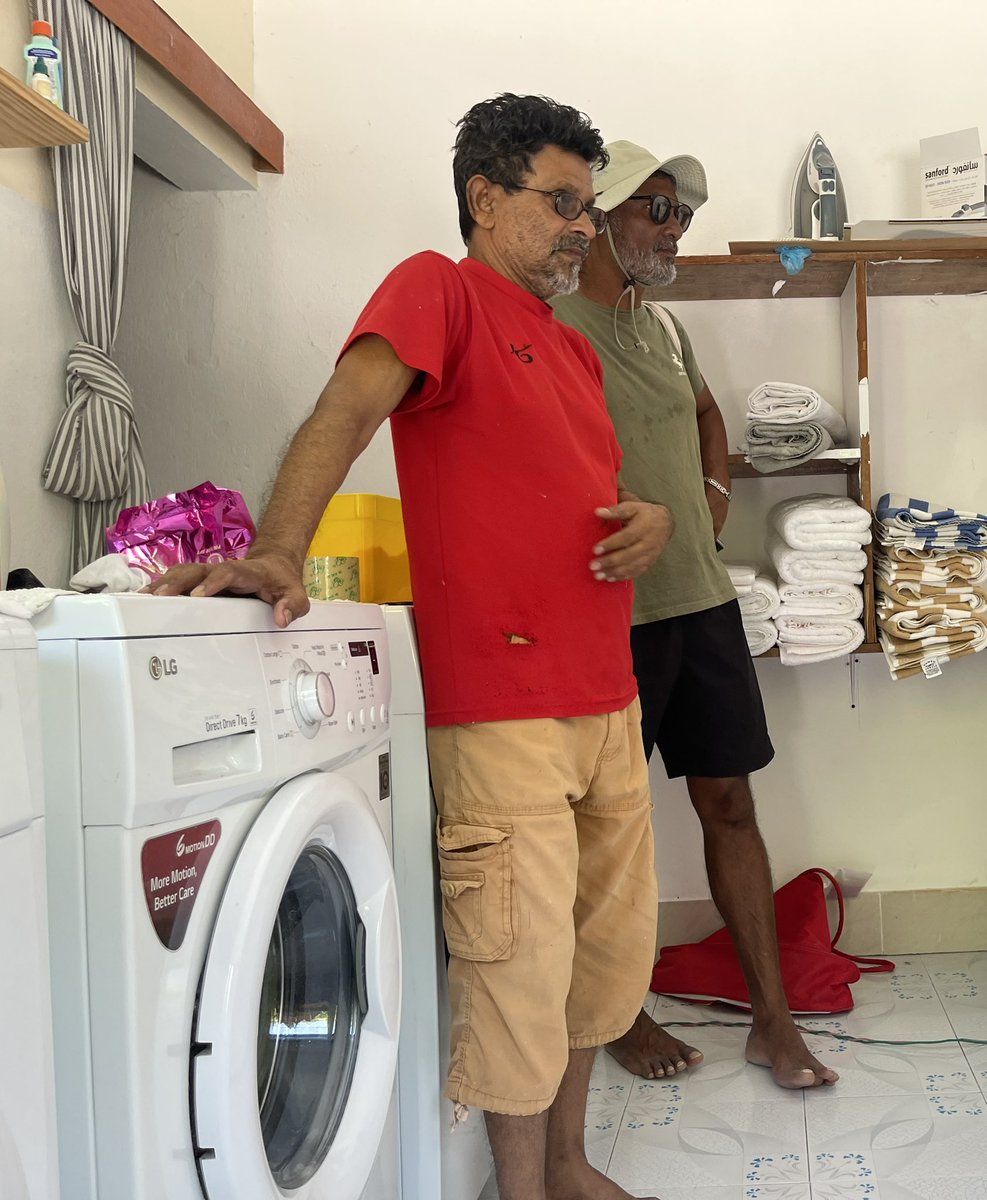 hassanshazly's tweet photo. Local tourism provides us with many great opportunities. Husband and wife from @ThulusdhooMv #Ashfaq, have been earning for the past 6 years from providing laundry devices. They are living a respectable, independent and happy life! @aisee68 meets #Ashfaq🙏🏽 https://t.co/oV4UBD8A37