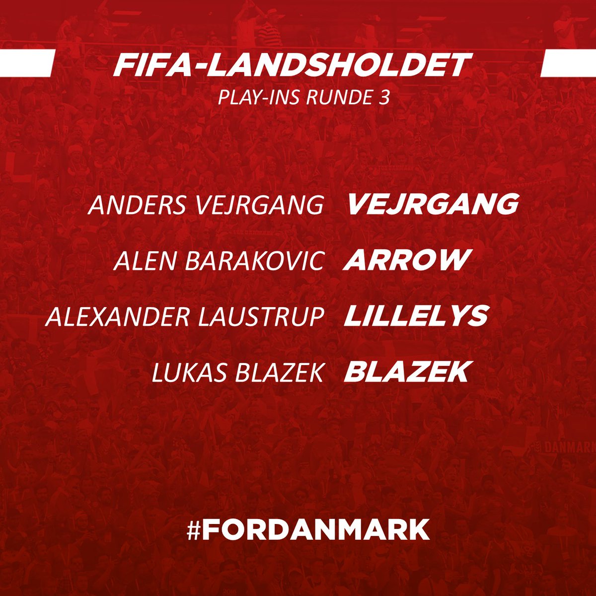 dbuefodbold's tweet photo. NYE SPILLERE I TRUPPEN

Landstræner @DennisNorden14 har netop udtaget truppen til næste runde af Play-Ins 🇩🇰
Der er blevet drejet lidt på knapperne, siden sidst holdet var samlet.

Kampene spilles den 10.-11. marts.  
Læs mere her: https://t.co/LDHDCL8dXW

#ForDanmark https://t.co/VL0RbxiQqR