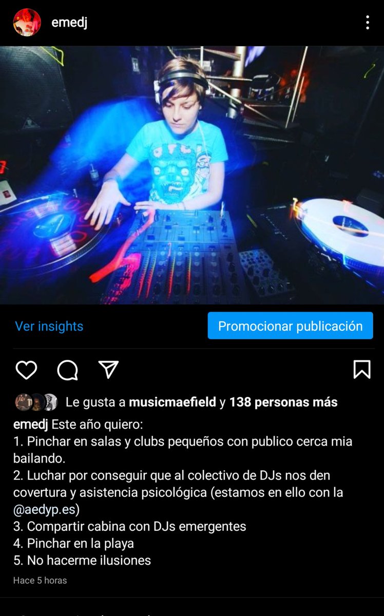 Hey twitter, quiero pinchar en bares y salas pequeñas o medianas cerca de la gente bailando. Agradezco propuestas por privado!