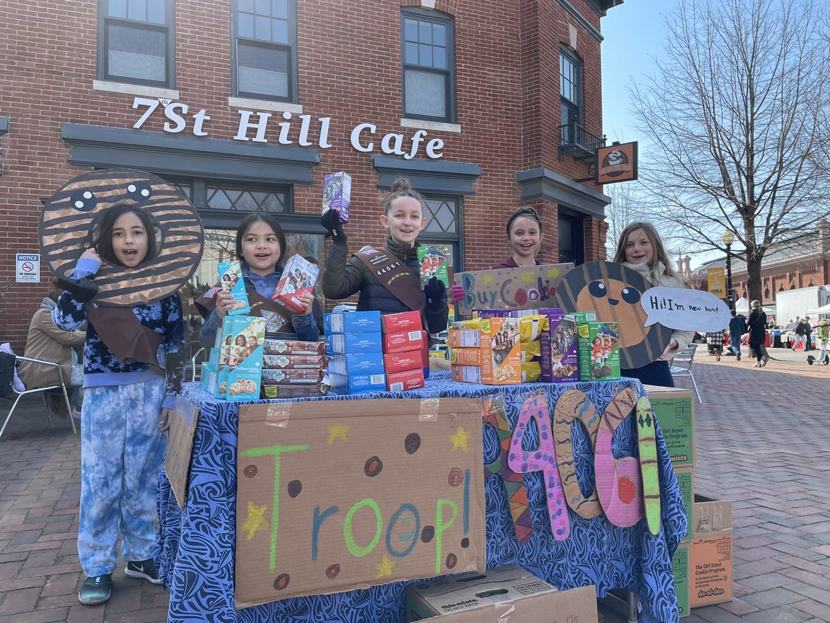 charlesallen's tweet photo. Swing by Eastern Market to support Maury’s Troop 44061 and snag some Girl Scout cookies before noon today! https://t.co/cJueXo1rm5