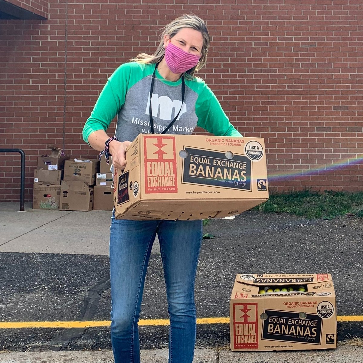 Mississippi Market Co-op (@msmarketcoop) on Twitter photo March is Equal Exchange Banana Month! 🍌 We love  <a href="/EqExCoop/">Equal Exchange Co-op</a>  bananas because they're organic, fair-trade, and grown by three small farmer cooperatives in Ecuador and Peru. The farmers maintain agency over their business, land and livelihoods — definitely something to celebrate! March is Equal Exchange Banana Month! 🍌 We love  <a href="/EqExCoop/">Equal Exchange Co-op</a>  bananas because they're organic, fair-trade, and grown by three small farmer cooperatives in Ecuador and Peru. The farmers maintain agency over their business, land and livelihoods — definitely something to celebrate!