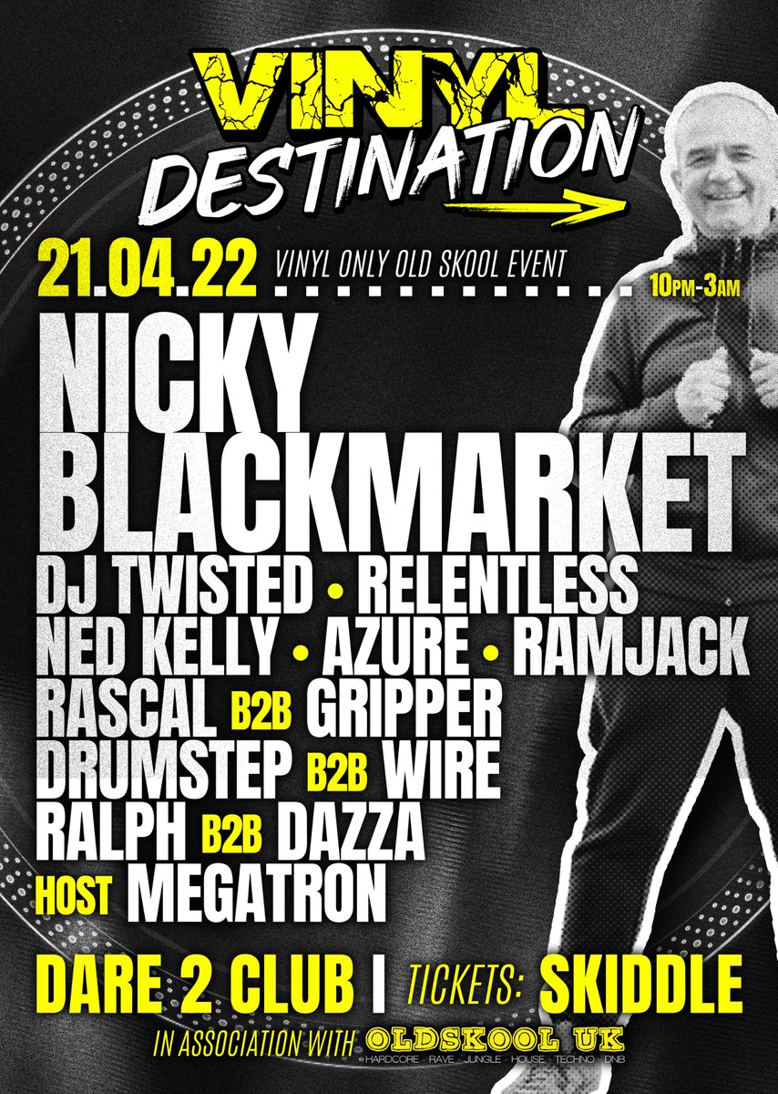 Vinyl Destination, our first event. Loads of vinyl loving quality DJs spinning the wax for your listening pleasure.
Tickets available now, limited early birds only £5
Get supporting, thank you! 
TICKETS: tinyurl.com/y8e7t65p