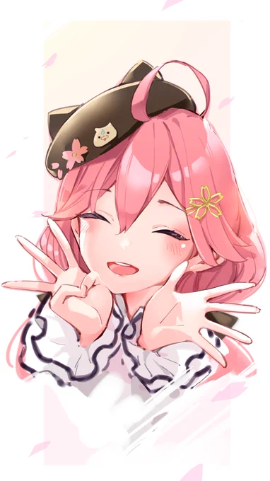 #miko_Art 
🌸 