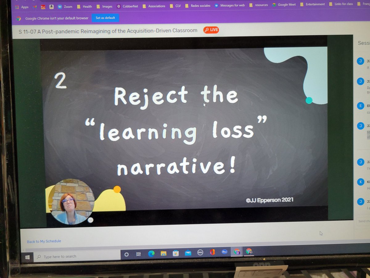 KBaedke's tweet photo. Stop talking about what students didn't learn last year. Meet students where they are. #CSCTFL2022 https://t.co/dCr35yNRJn
