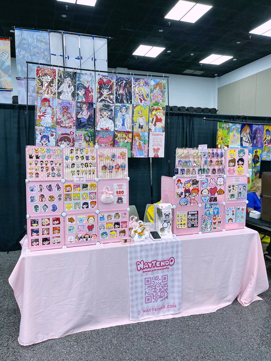Naytendo's tweet photo. We’re here at #Animeverse until 7

#enamelpin #enamelpins #artistalley https://t.co/6YcozJyhUB