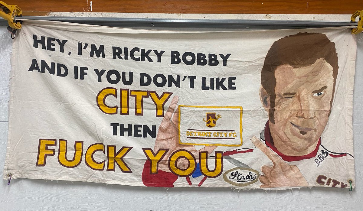 NGSDetroit's tweet photo. Don’t miss out on this hilarious and evergreen NGS Ricky Bobby banner. Bid now to make sure you’re in first place when bidding closes, because you know what Ricky Bobby says: “IF YOU AIN’T FIRST, YOU’RE LAST!”

(Starting bid $20) https://t.co/3iZjpGg8D5