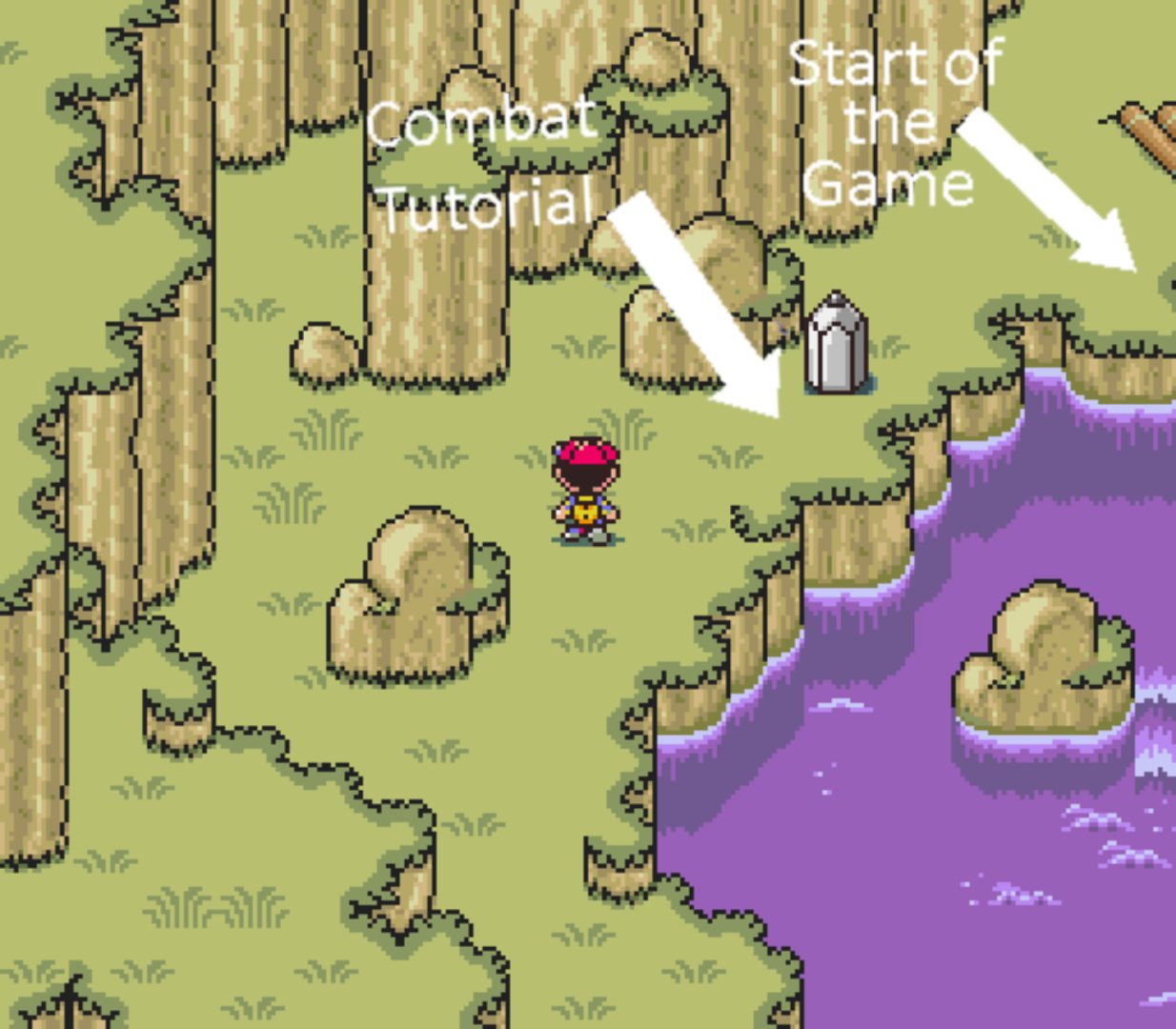 Pencil Statue From EarthBound on Twitter