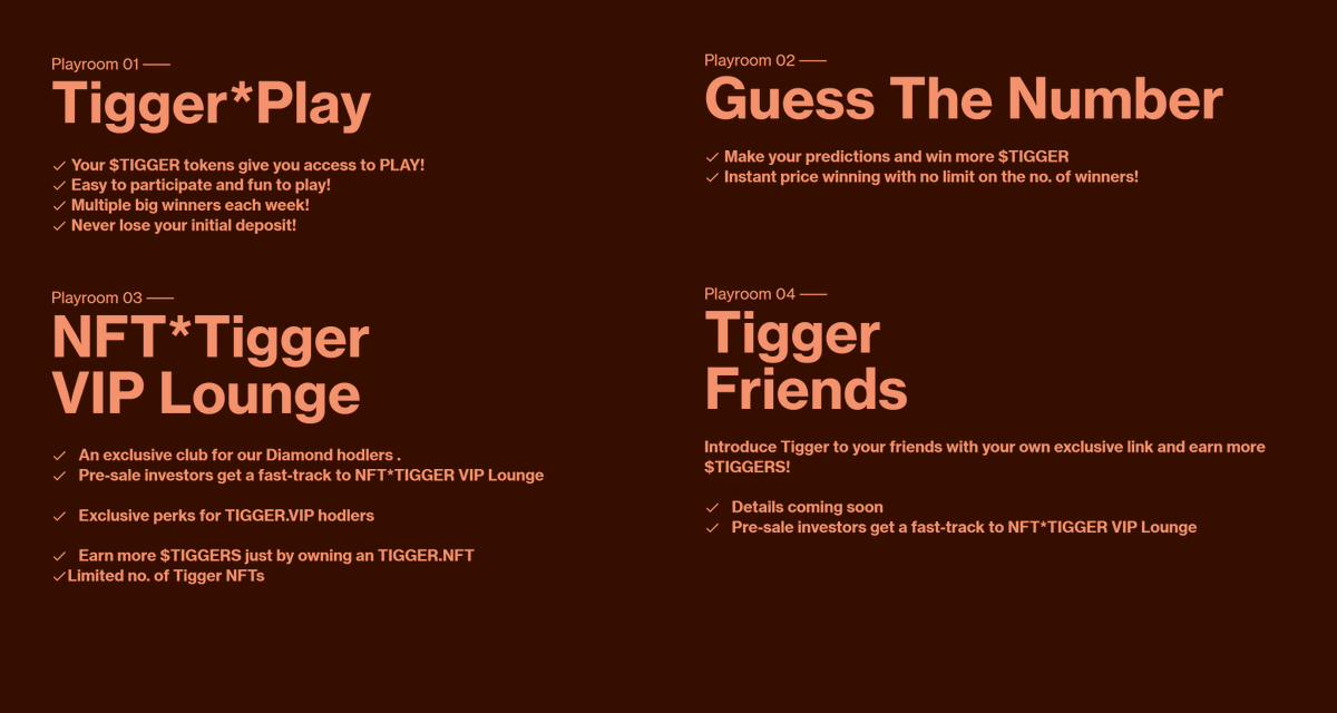 hustle_worker's tweet photo. If you think that 💥APY of 388,888.88% 💥is the only thing that @TiggerFinance offers, then you need to pay some attention here.

Many exciting stuffs in the roadmap of @TiggerFinance.

💥💥#TIGGERFINANCE will also venture into NFTs and Metaverse💥💥 https://t.co/dRBLlE4vUH